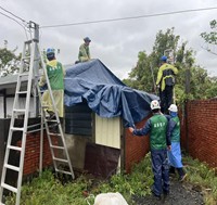 森霸電力關懷在地鄰里　協助丹娜絲風災受災住戶加速復原